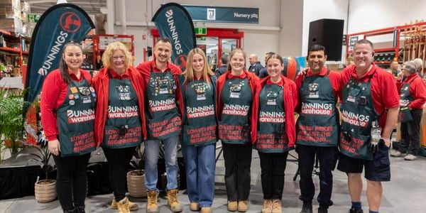Narre Warren team shot in front of entrance