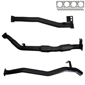 Ignite Exhausts Turbo Back For Toyota Landcruiser 76 Series V8 Wagon 3" Cat With Pipe 409 Stainless Steel
