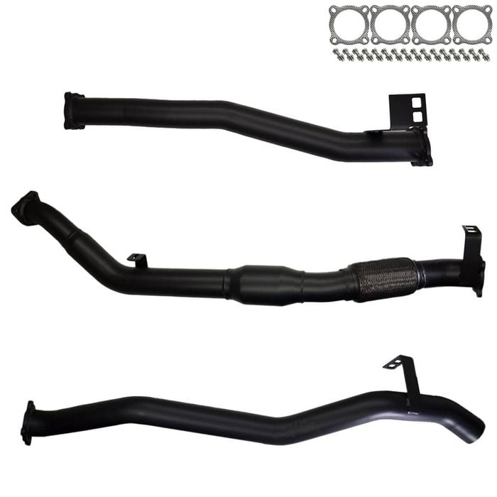 Ignite Exhausts Turbo Back For Toyota Landcruiser 76 Series V8 Wagon 3" Cat With Pipe 409 Stainless Steel