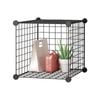 SOGA Black Single Cube Shelf