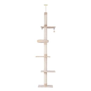 i.Pet 290cm Cat Tree Kitten Beige
