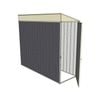 Build-a-Shed 0.8 x 2.3 x 2m Skillion Single Hinged End Door Shed - Grey