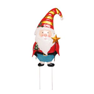 68cm Festive Santa Gnome Outdoor Stake Decoration