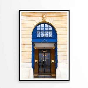 Luxury Blue Colored Fashion Store Print 100% Australian Made 90x120cm (Poster)