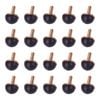 Kinetic 12mm Dome Brass Tap Valve - 20 Pack