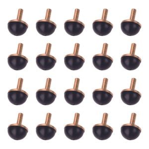 Kinetic 12mm Dome Brass Tap Valve - 20 Pack