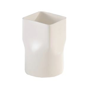 Marley Rectangular 65 x 50mm Square to Round 65mm Adaptor - 65mm
