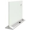Quartet 43x58.4cm Glass Board Desktop Panel Magnetic Dry-Erase w/ Marker