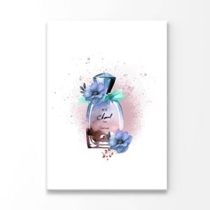 Perfume With Blue Flowers  Print 100% Australian Made 40 x 50cm  (Acrylic)