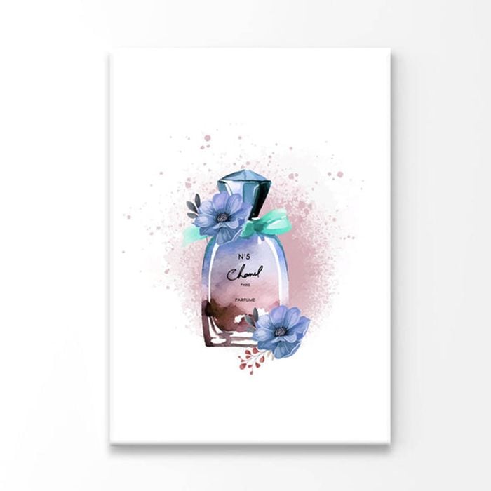 Perfume With Blue Flowers  Print 100% Australian Made 40 x 50cm  (Acrylic)