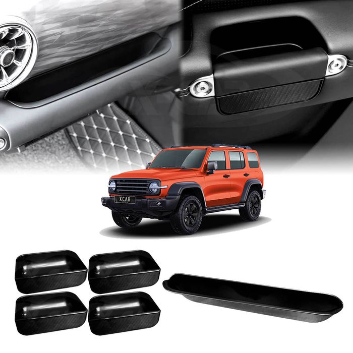 Interior Storage Box Set For Gwm Tank 300 Tank300 2023-onwards Dash Grab Handle Tray & Door Handle Pocket Organizer