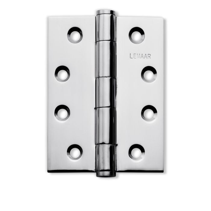 Lemaar 100 x 75 x 2.5mm Satin Chrome Fixed Pin Hinge