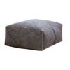 Huxford Grove The Willow Filled Ottoman Seat/chair/footstool Square 38x38cm Grey