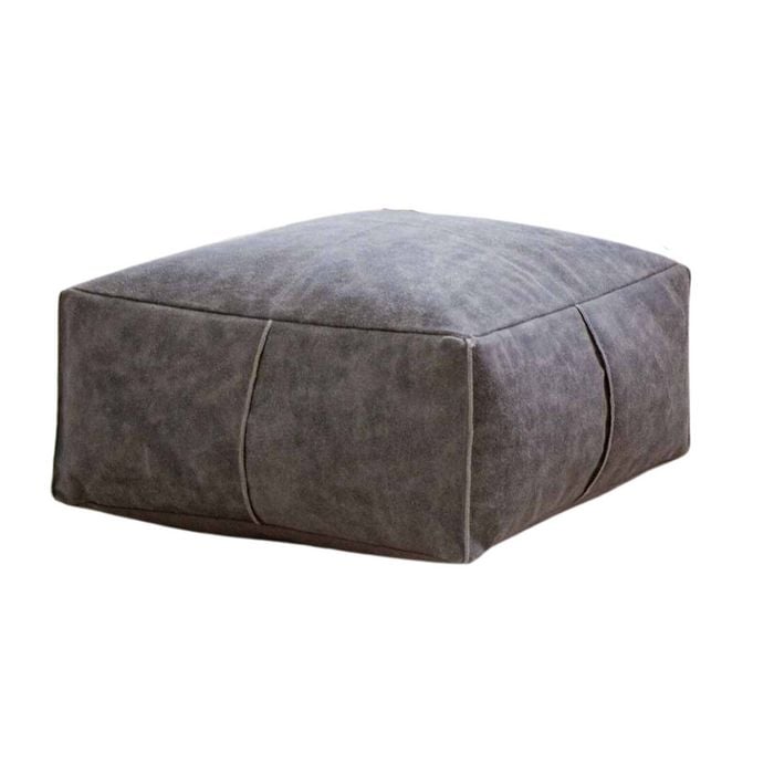 Huxford Grove The Willow Filled Ottoman Seat/chair/footstool Square 38x38cm Grey