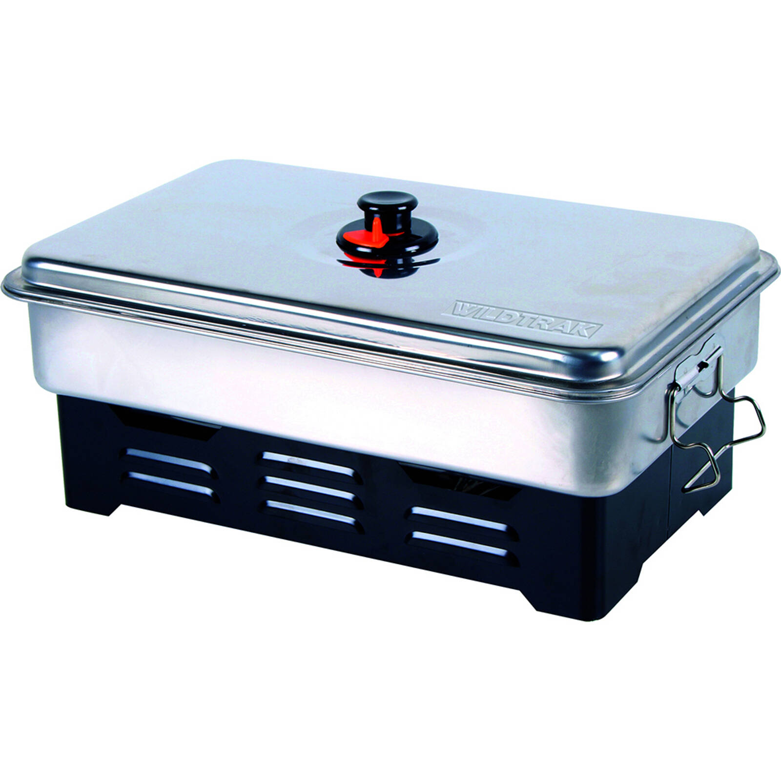 Wildtrak 2.5L Stainless Steel Deluxe 2 Burner Smoker Silver Bunnings Australia