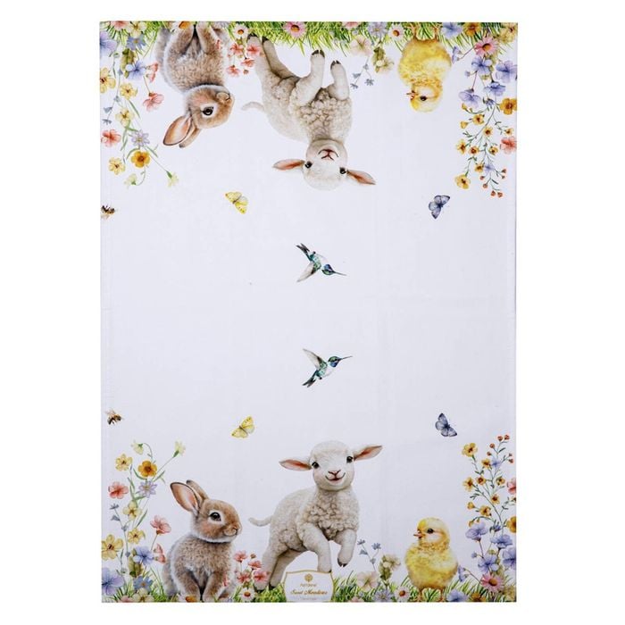 2PK Ashdene Cotton 70cm Sweet Meadows Kitchen Towel