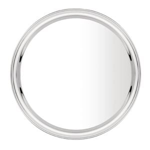 Olympia Serving Tray Stainless Steel Round Service Tray 355mm