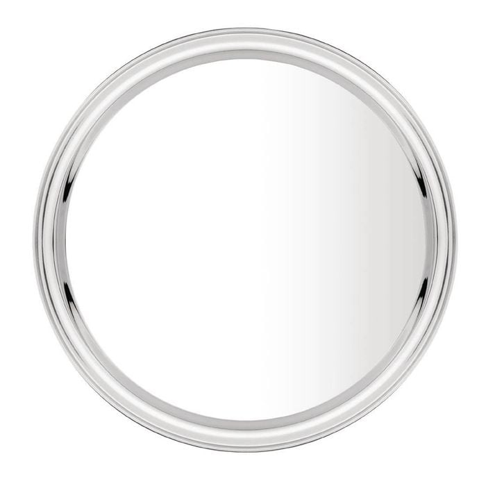 Olympia Serving Tray Stainless Steel Round Service Tray 355mm