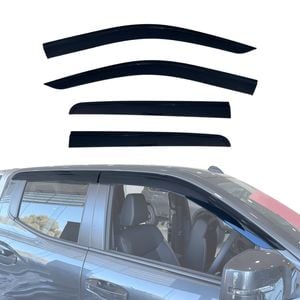 AUSGO Injection Weather Shields For Nissan Navara D27 Dual Cab 2026-Onwards Weathershields Window Visors Wind Deflectors