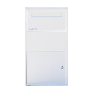 Sandleford 75cm White Matte York Parcel Letterbox