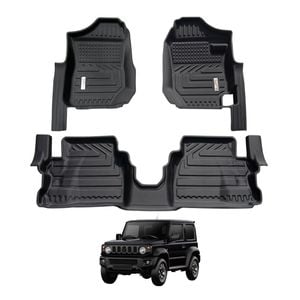 AUSGO Car Floor Mats for Suzuki Jimny 3-Door Manual Trans 2018-Onwards All-Weather Floor Liners
