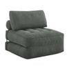 Helga Compressed Fold Out Sofa Bed Single Ash