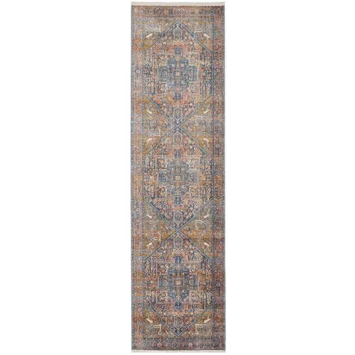 Yana Rust Runner 300x80cm Rug