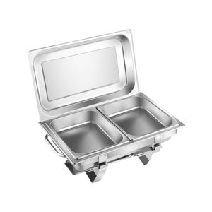 Costway 2x Chafing Dishes Stainless Steel Chafer 9L