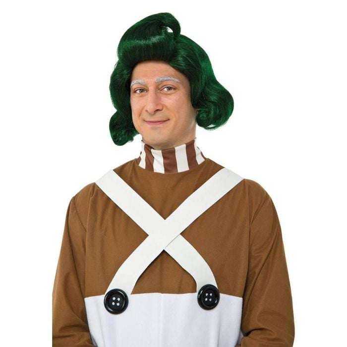 Oompa Loompa Wig Adult Green Hair main image 1