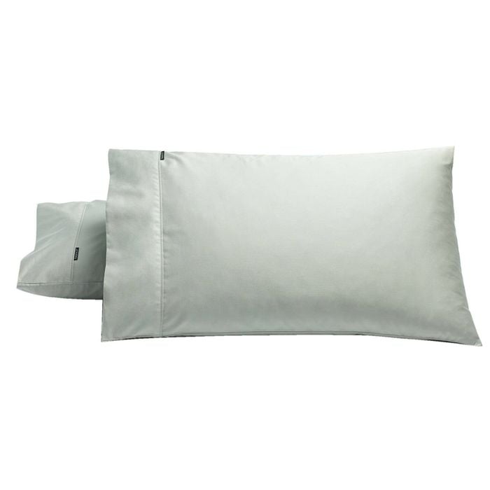 Bianca Pair of 500TC Cotton Sateen Standard Pillowcases Silver