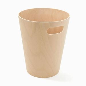 Desky Wooden Rubbish Bin - Natural