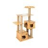 Pawz Wooden Cat Tree Scratching Post with Condo 138CM
