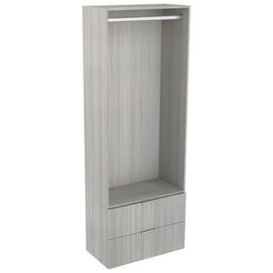 Lugna 2048 x 750 x 380mm Mist Hanging 2 Drawer Storage Cabinet