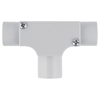 DETA 20mm Grey PVC Conduit Inspection Tee - Single Pack