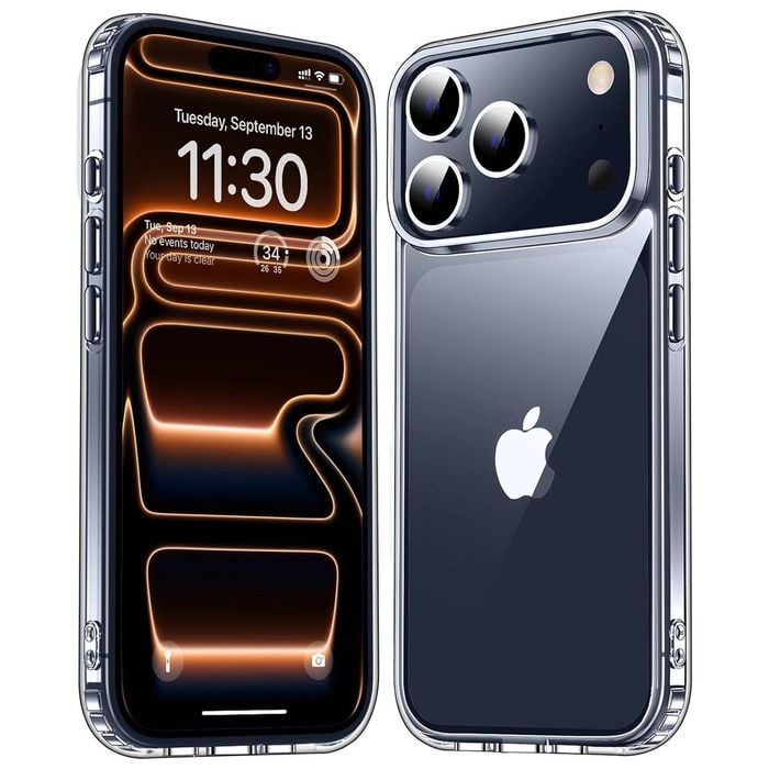 MEZON Apple iPhone 17 Pro Max (6.9") Clear Ultra Slim TPU Gel Back Case