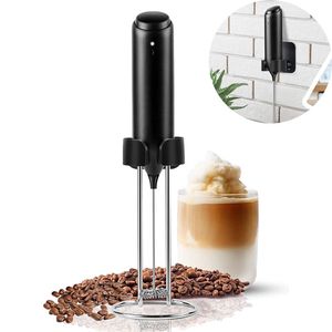 Catzon Handheld Milk Frother Stand Rechargeable Coffee Matcha