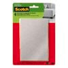 Scotch® 101 x 152mm Beige Rectangle Felt Pads - 4 Pack
