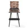 Crosley Voyager Bluetooth Portable Turntable + Entertainment Stand Bundle - Floral