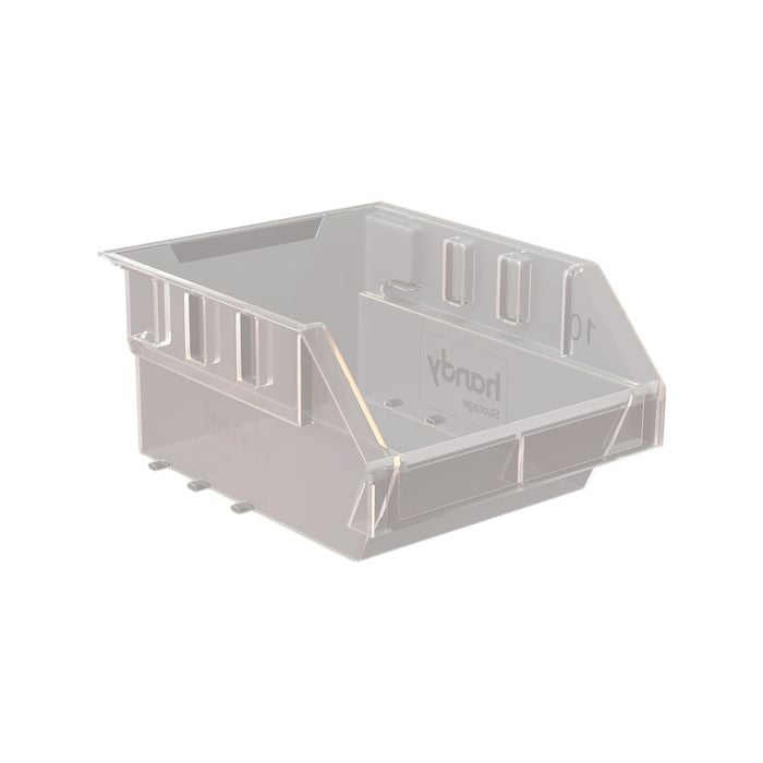 Handy Storage Size 10 Plastic Storage Tote - Clear 10