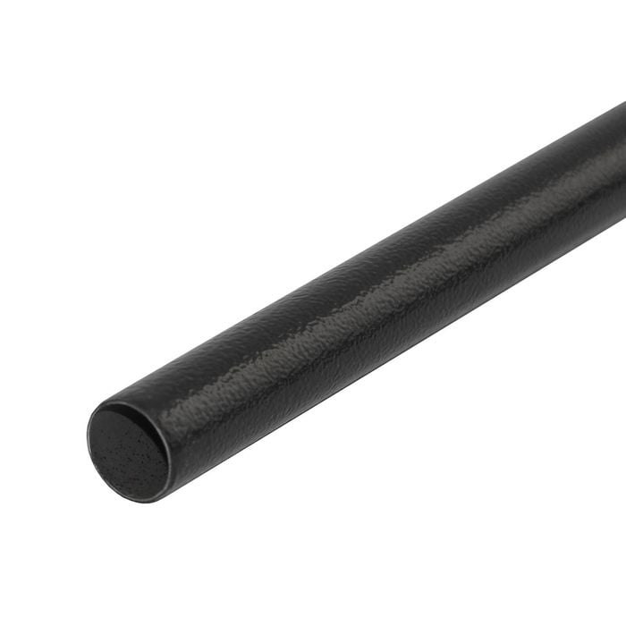 Pillar 32mm x 3.0m Black Curtain Rod