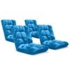 SOGA 4X Blue Floor Recliner Sofa Chair