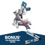 Bosch Professional 1400W 216mm Sliding Mitre Saw GCM 800 SJ - Skin Only