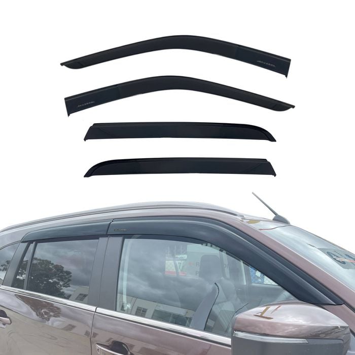 AUSGO Injection Weather Shields for ISUZU MUX MU-X 2021-Onwards Weathershields Window Visors Wind Deflectors