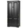 Costway Storage Cabinet Kitchen Buffet Cupboard Living Room Black
