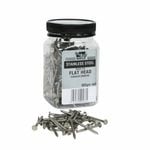 NZ Nails 100 x 4mm 316 Stainless Steel Flat Head - 500g Nails