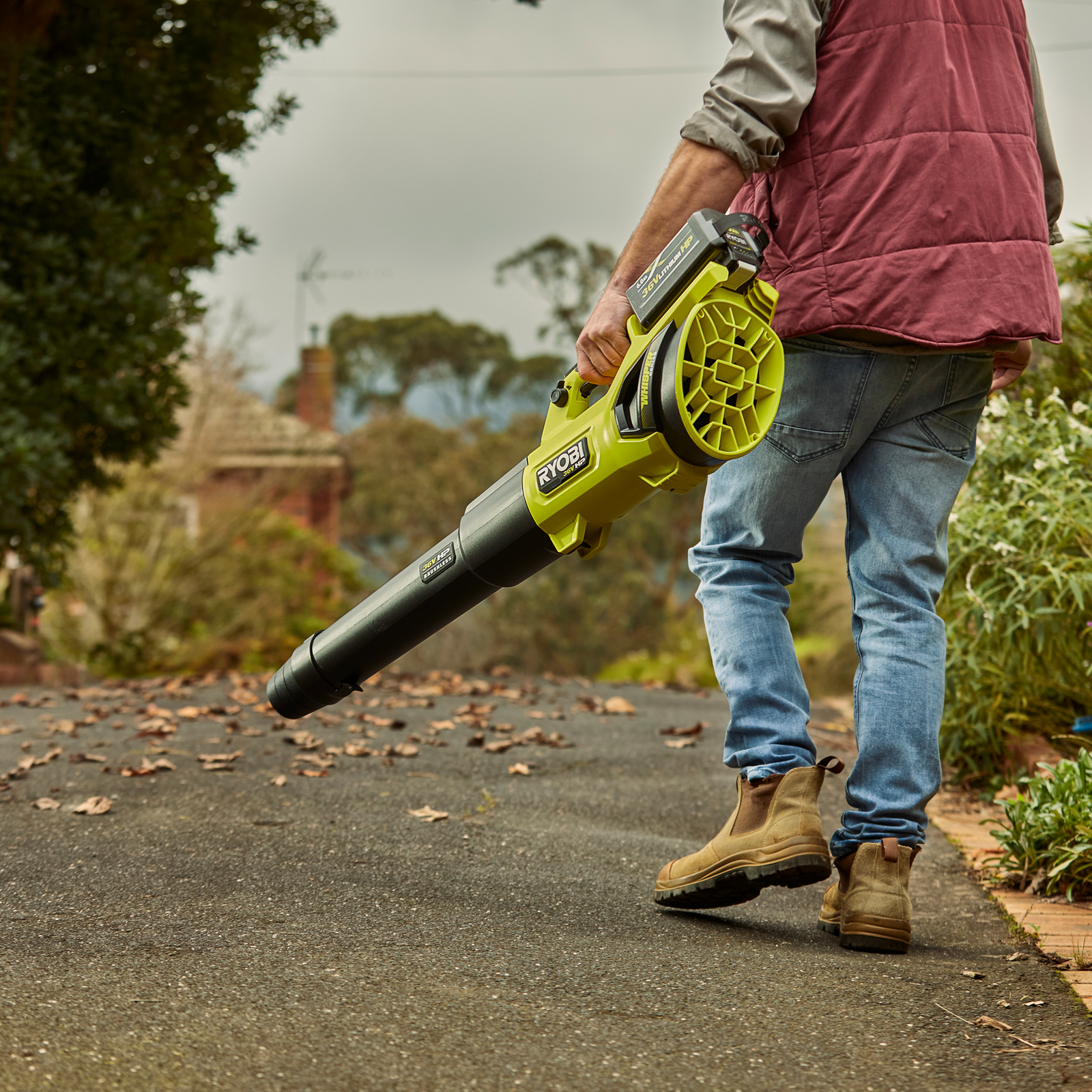 Bunnings leaf blower ryobi sales