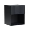 Kaboodle 600mm Poppy Seed V-Groove Microwave Wall Cabinet