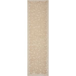 The Rug Connection Alfresco Kudo Light Beige 400x80cm - Large Runner Pet Friendly Washable Outdoor Rug
