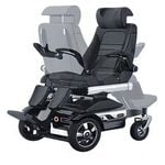 Vertical Lift Assist Standing Electric Wheelchair With Adjustable Seat And Backrest Rotation