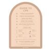 Stylish Pool CPR Sign Beige & Cream Halo